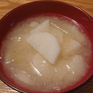 長芋と玉ねぎのお味噌汁♪幼児食にも♪